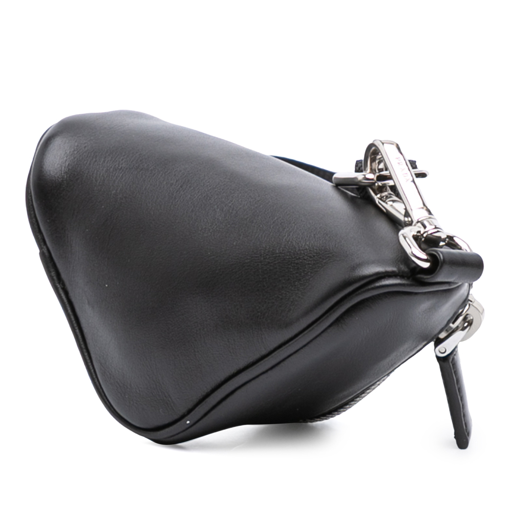 Pre-Loved Prada Mini Soft Nappa Triangle Pouch - Picture 2 of 10